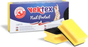 Vektex Houbičky na nádobí tvarované Nail Protect 3ks